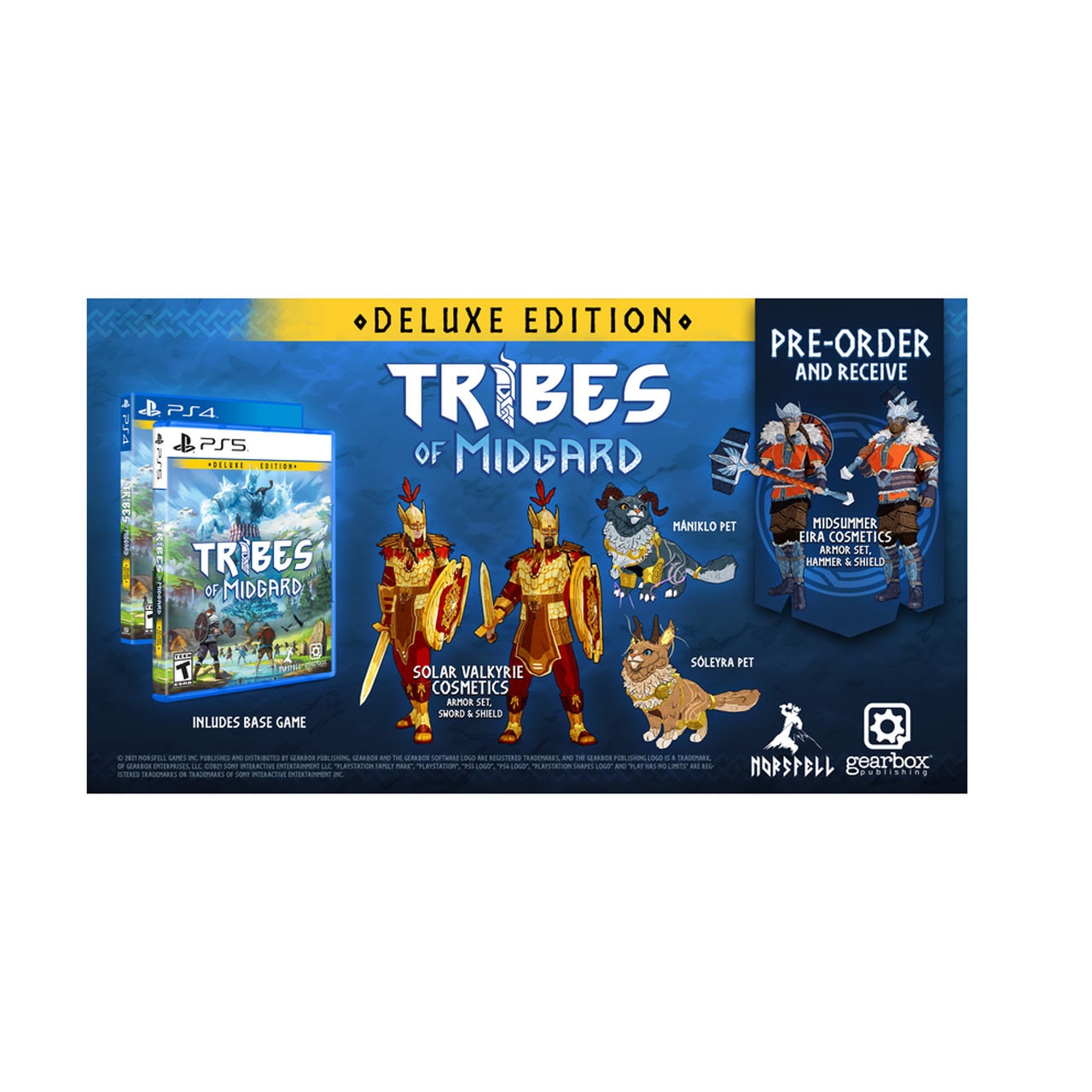  Tribes of Midgard: Deluxe Edition - PlayStation 5