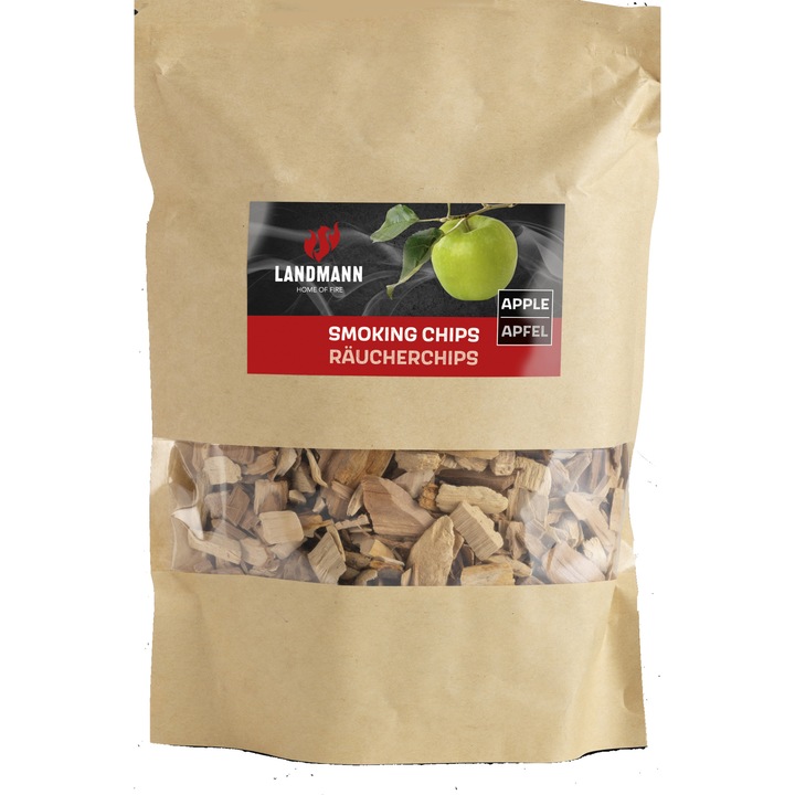 Aschii de afumare Landmann, lemn de stejar cu aroma de mar, 500 g