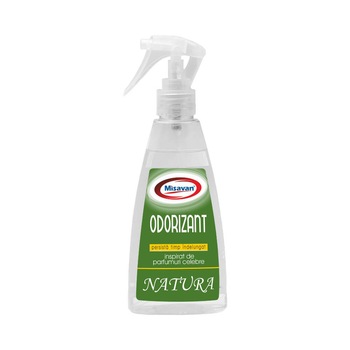Odorizant pentru Camera Misavan Natura, 200ml, cu Pulverizator, Parfum Intens Odorizant pentru Camera Misavan Natura, 200ml, cu Pulverizator, Parfum Intens