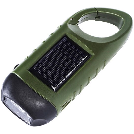 Lumini LED Dynamic CA8111 pentru camping/hiking cu prindere tip carabina, culoare verde