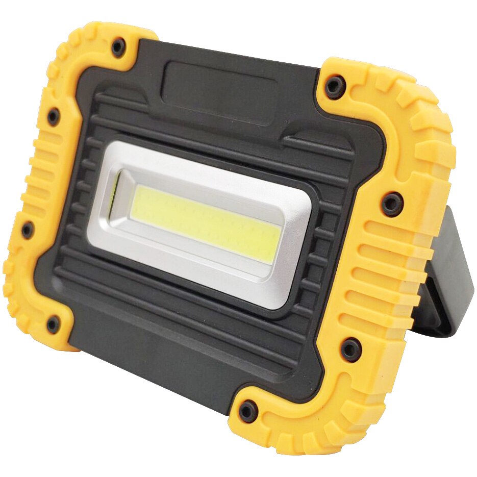 Lumini LED Dynamic WH5074S pentru camping cu suport pozitionare pliabil, culoare negru-galben