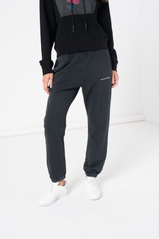 Replay, Pantaloni sport cu buzunare laterale, Gri carbune Replay, Pantaloni sport cu buzunare laterale, Gri carbune