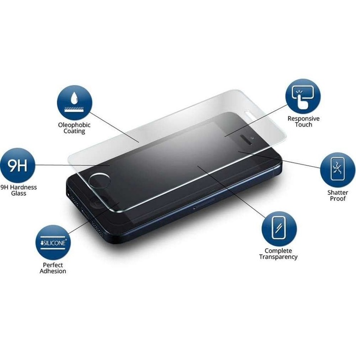 Протектор Flippy, Съвместим със Samsung A51, Стъклен, Прозрачен