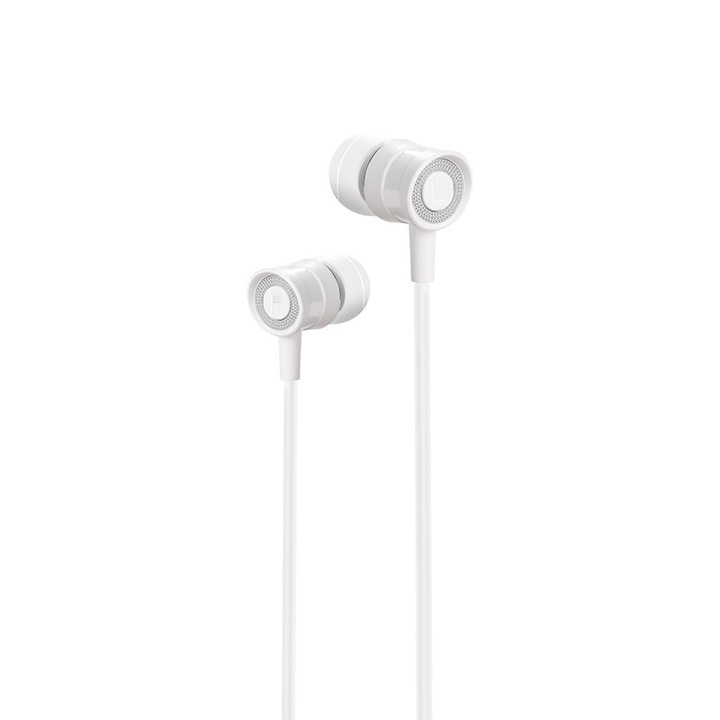 Слушалки Hoco Premium, Pleasant Sound-M37 Earphones, Меки тапички, Бели