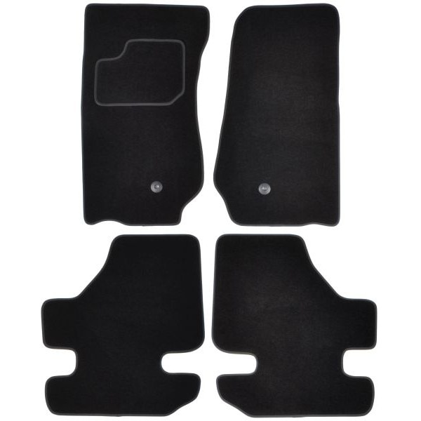 Set 4 covorase mocheta dedicate JEEP WRANGLER III 2006 - 2017