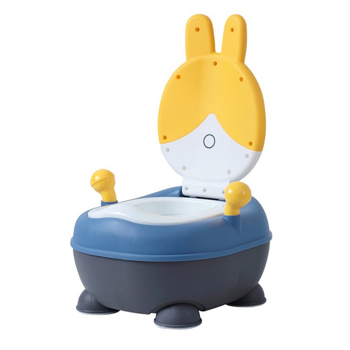 Гърне 2 в 1 с мек адаптер Little Mom Rabbit Yellow