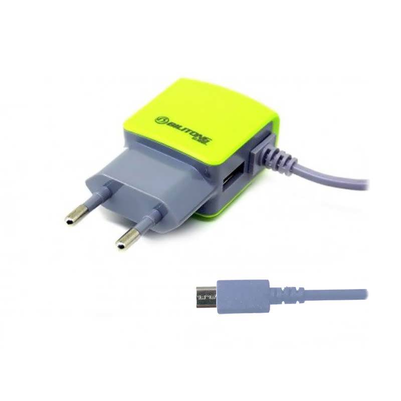 Incarcator de priza Bilitong - Cablu microUSB si 1xUSB 2.1A