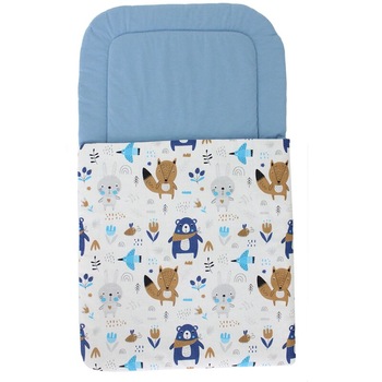 Port bebe, ursulet cu esarfa albastra, albastru Port bebe, ursulet cu esarfa albastra, albastru