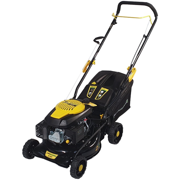 Masina de tuns gazon ProGARDEN S421-T6, putere 3.5 CP, latime lucru 42 cm, cos colector 40 L