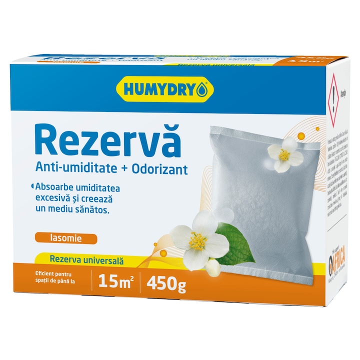 Set 2 rezerve Ceresit STOP Umiditate, 2x50 g, absorbant umiditate pentru cabina auto și portbagaj, eficiență ridicată, durează până la 6 săptămâni
