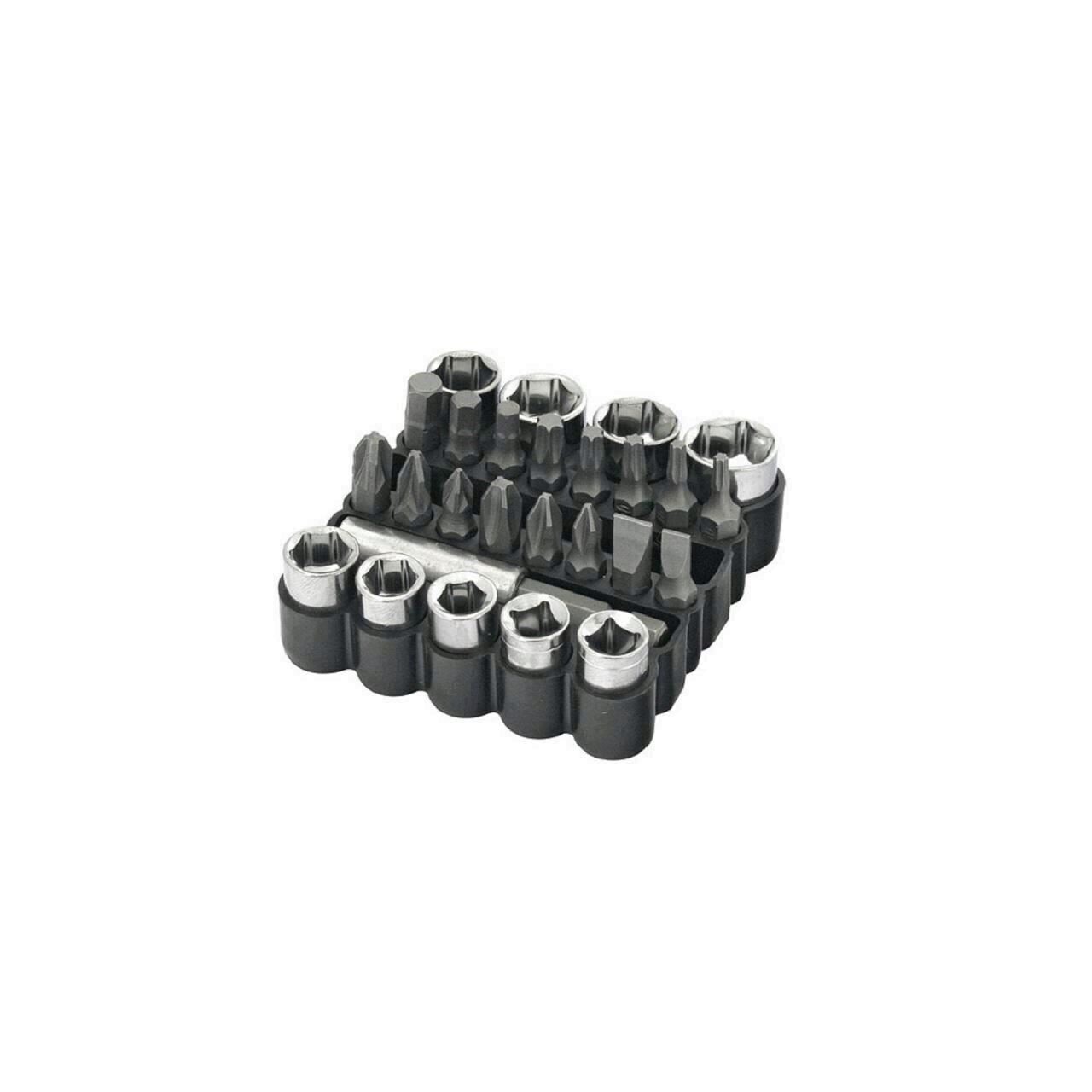 Set chei tubulare si biti, Strend Pro YF40024, 27 buc., Crom-Vanadium