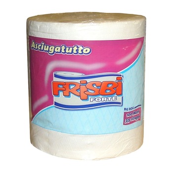 Rola prosop hartie Frisbi Forte, 2 straturi, 100 m, alb, 100% celuloza pura Rola prosop hartie Frisbi Forte, 2 straturi, 100 m, alb, 100% celuloza pura