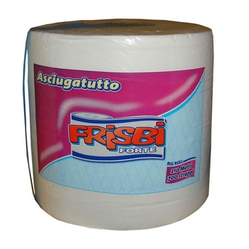 Rola prosop hartie Frisbi Forte, 2 straturi, 200 m, alb, 100% celuloza pura Rola prosop hartie Frisbi Forte, 2 straturi, 200 m, alb, 100% celuloza pura