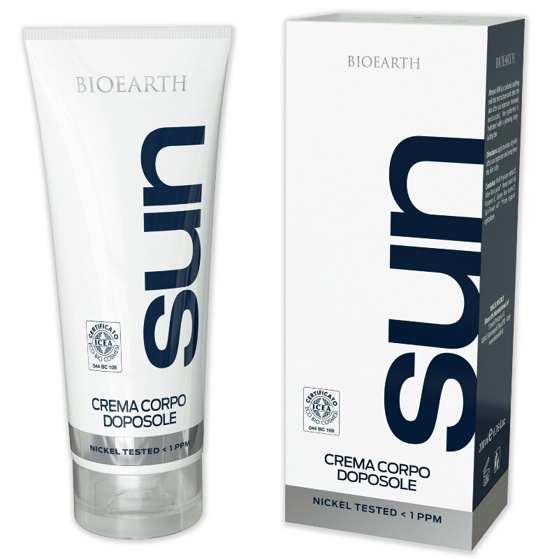 Lotiune dupa plaja cu imortele si ceai verde Bioearth, 200ml