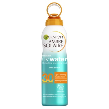 Spray cu protectie solara Garnier, UV-Water Mist, Spf 30, 200 ml Spray cu protectie solara Garnier, UV-Water Mist, Spf 30, 200 ml