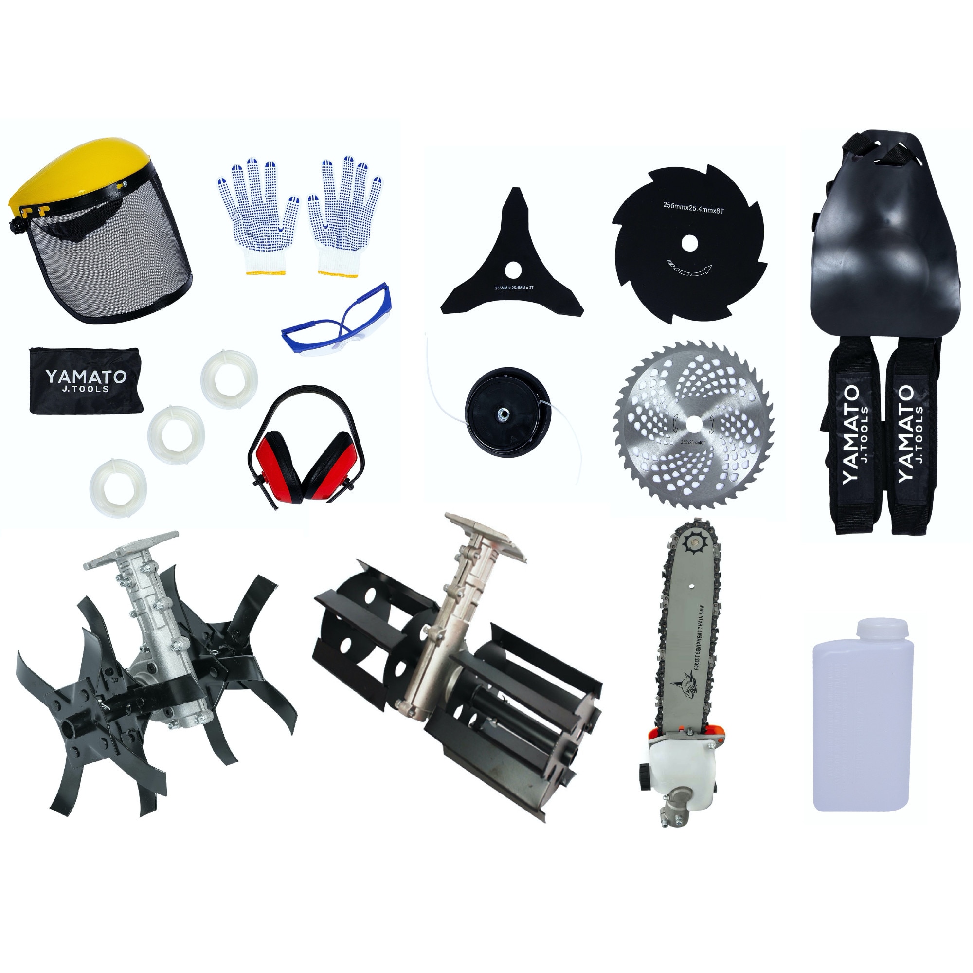 Motocoasa Yamato YM-X8000, 7.2CP, 10.000 RPM, 15 Accesorii Incluse