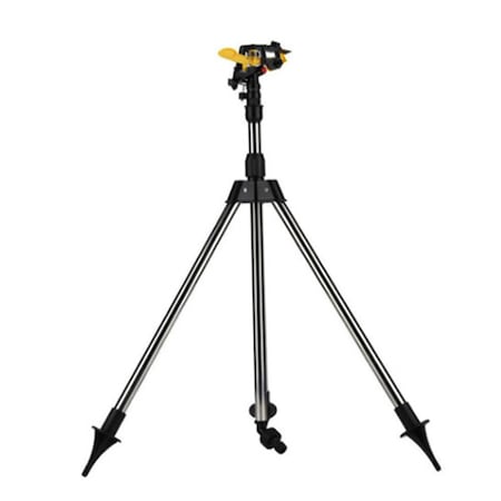 Aspersor cu picioare metalice,rotativ pentru gradina cu trepied 55-93 cm cu sistem prindere 3/4