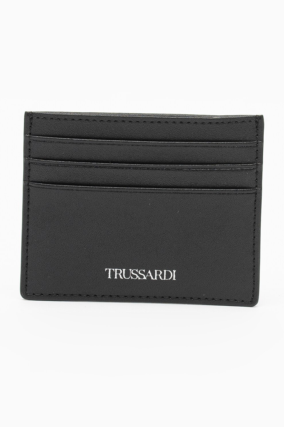 Trussardi, Portcart de piele, Negru