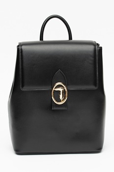 Trussardi, Rucsac cu clapa Grace, Negru Trussardi, Rucsac cu clapa Grace, Negru