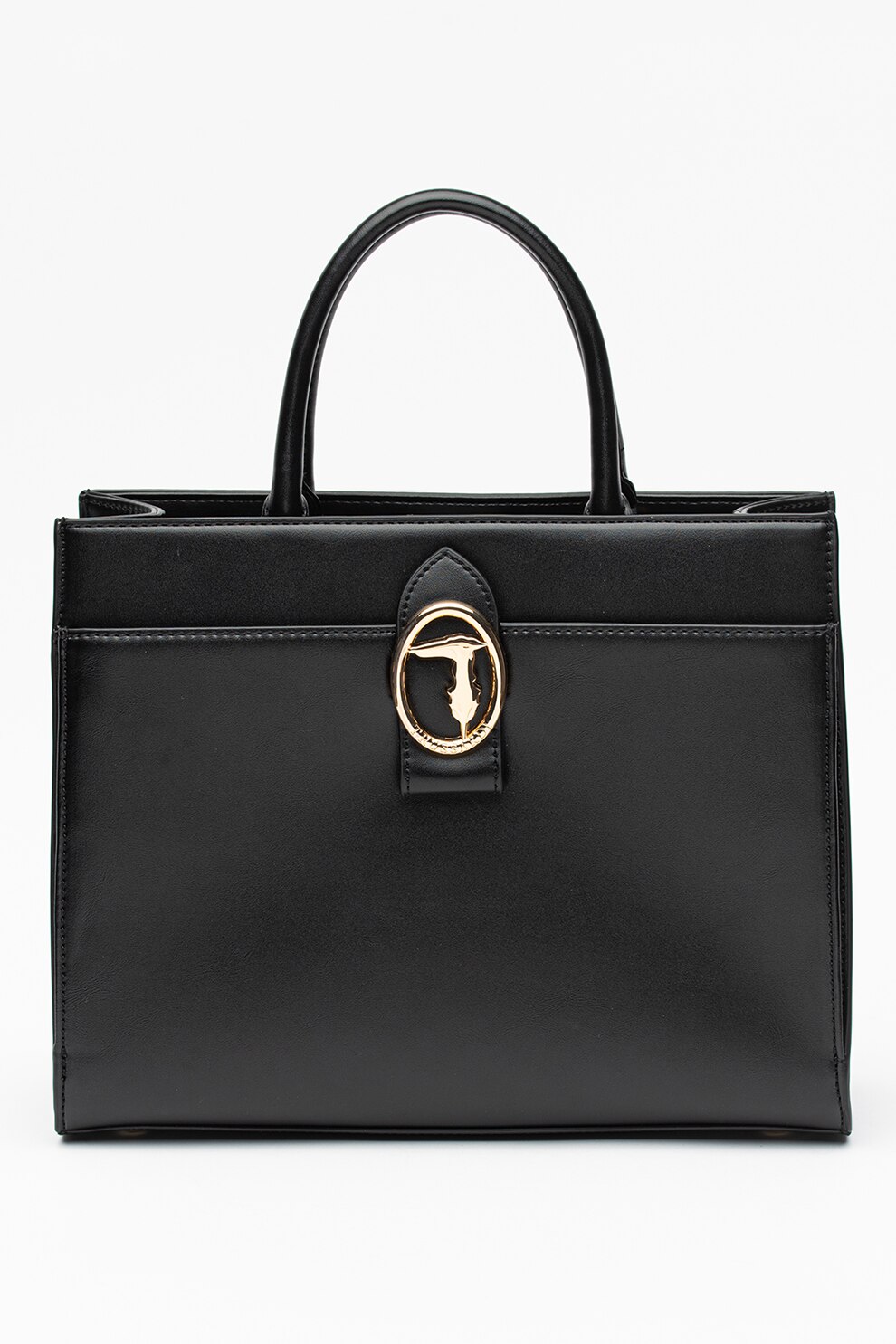 Trussardi, Geanta tote de piele Grace, Negru