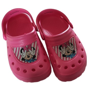 Papuci plaja clogs EVA, Minnie Mouse 9161, Roz Papuci plaja clogs EVA, Minnie Mouse 9161, Roz