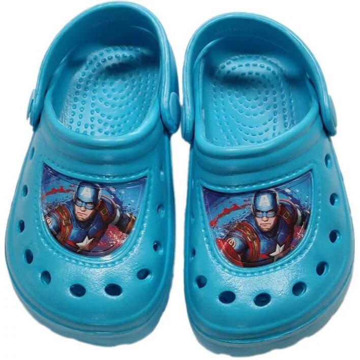 Papuci plaja clogs eva Avengers 9227, Bleu