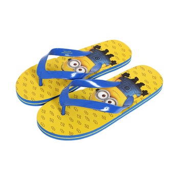 Slapi flip-flops Minions galben/albastru, 30/31 Slapi flip-flops Minions galben/albastru, 30/31