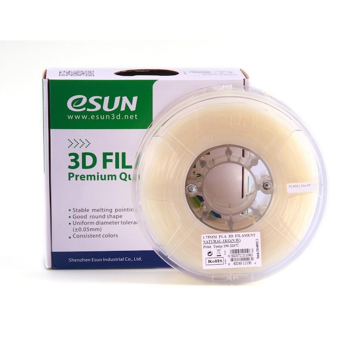 Консуматив ESUN за 3D принтер, ABS, 1.75 mm, 1 kg, Натурал