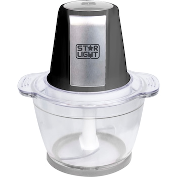 Tocator Star-Light DC-500BS, 500W, 1 l, vas sticla, Negru/Inox Tocator Star-Light DC-500BS, 500W, 1 l, vas sticla, Negru/Inox