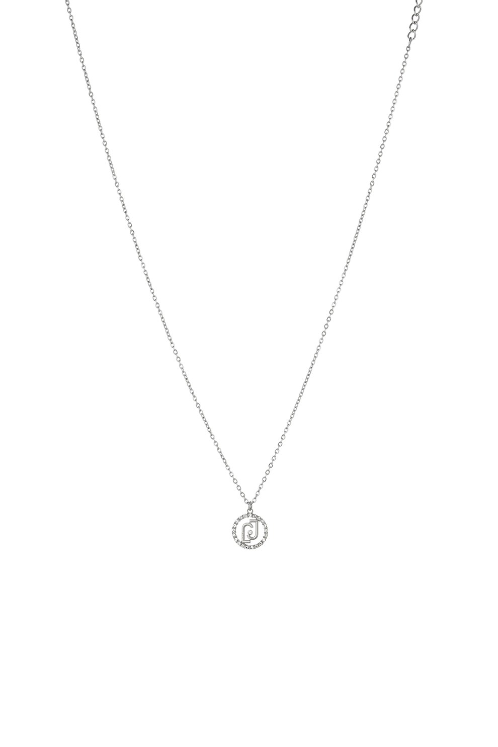 Liu Jo, Colier cu pandantiv cu cristale de sticla, Argintiu