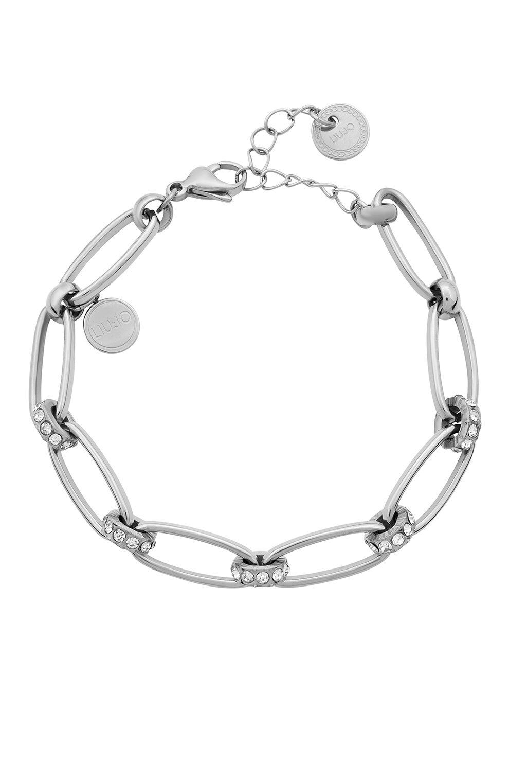 Liu Jo, Bratara cu cristale si talismane, Argintiu