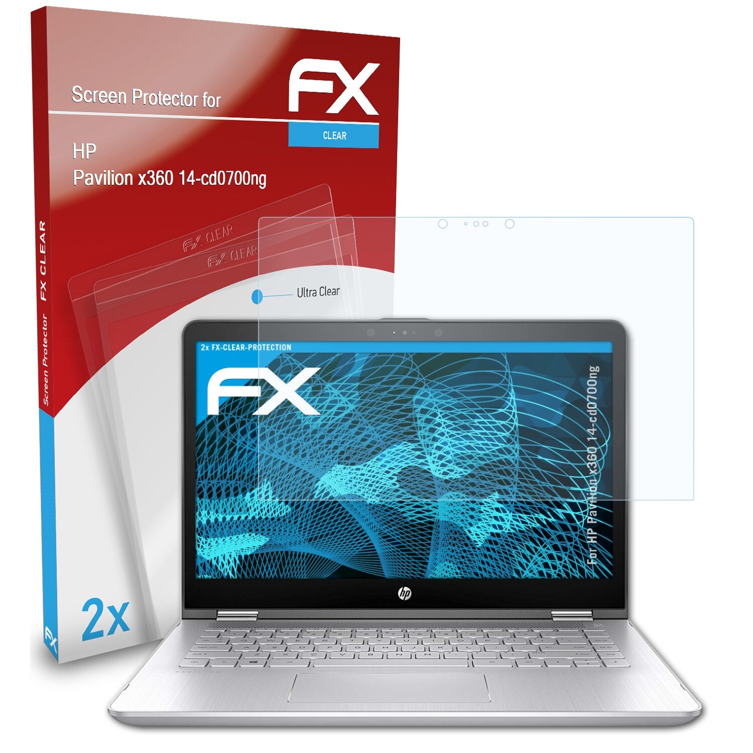 Folie protectie Laptop 2 in 1 HP Pavillion X360 – Alien Surface