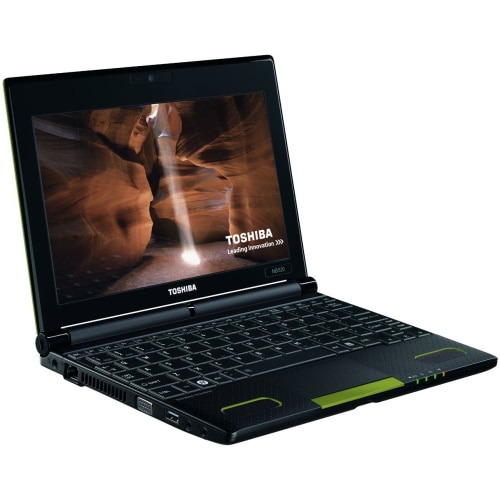Netbook Toshiba NB520-10C cu procesor Intel® Atom™ N550 1GB, 250GB,  Microsoft Windows Starter, Lime Green