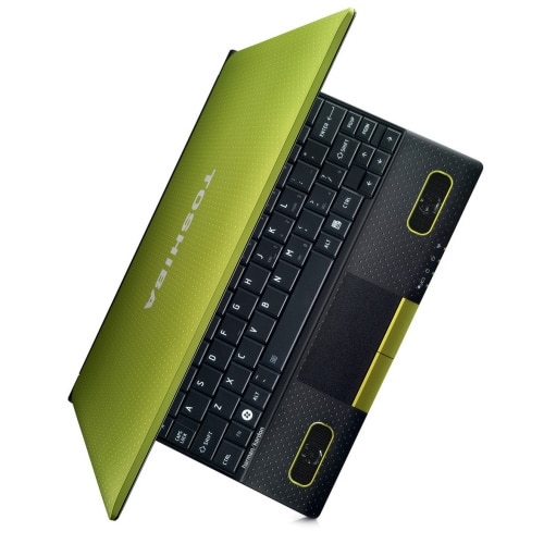 Netbook Toshiba NB520-10C cu procesor Intel® Atom™ N550 1GB, 250GB,  Microsoft Windows Starter, Lime Green