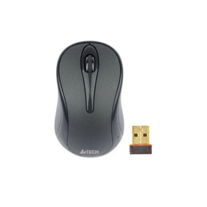 Мишка A4Tech G3-280N-1V, V-Track Wireless Padless G3, USB, черна