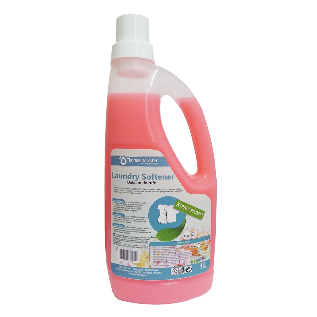 Balsam de rufe Softener Thomas Maister 1l roz, parfum moonflower
