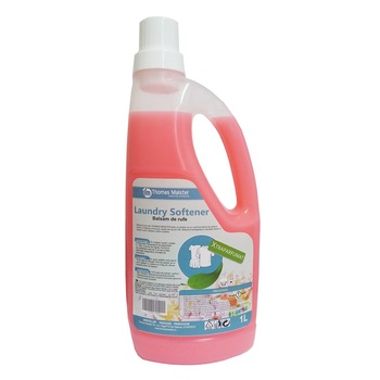 Balsam de rufe Softener Thomas Maister 1l roz, parfum moonflower Balsam de rufe Softener Thomas Maister 1l roz, parfum moonflower