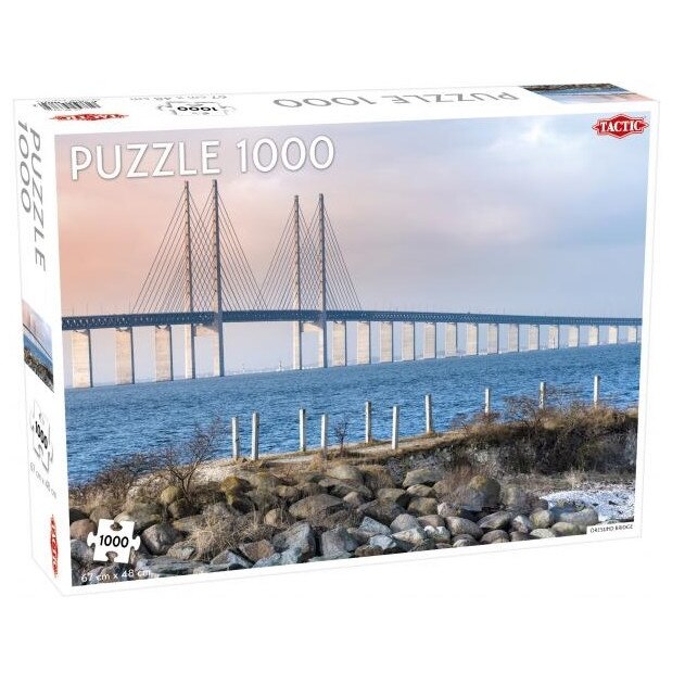 Puzzle Tactic Podul Oresund 67 x 48 cm 1000 de Piese