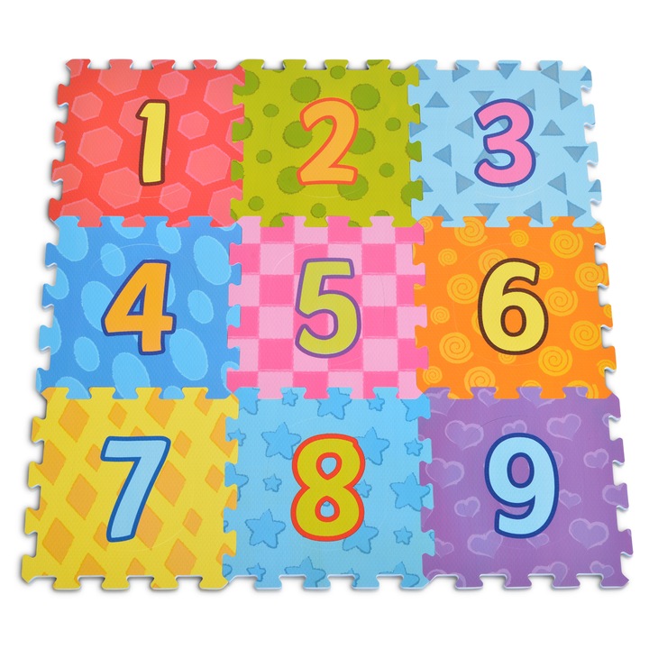 Пъзел Moni toys, Numbers, Многоцветен, 1 година +