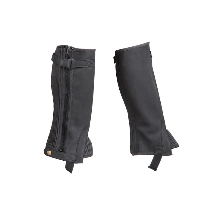 Jambiere calarie pentru cizme, Ultrasport, Piele intoarsa/Piele ecologica, Nubuc, Negru, S INTL