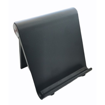 Suport de birou pentru telefon mobil / Suport de birou pentru tableta / Stand pliant pentru birou Negru, YULMI Suport de birou pentru telefon mobil / Suport de birou pentru tableta / Stand pliant pentru birou Negru, YULMI