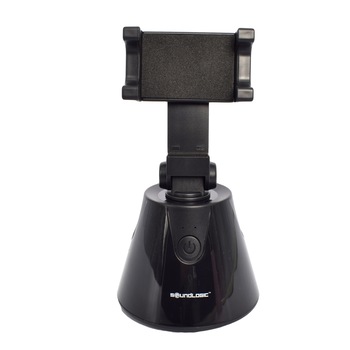 Suport telefon inteligent, cu senzor de urmarie, Soundlogic, negru Suport telefon inteligent, cu senzor de urmarie, Soundlogic, negru