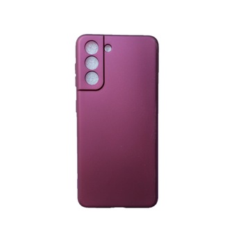 Husa compatibila cu Samsung Galaxy S21 - Silicon Slim, Visiniu Husa compatibila cu Samsung Galaxy S21 - Silicon Slim, Visiniu