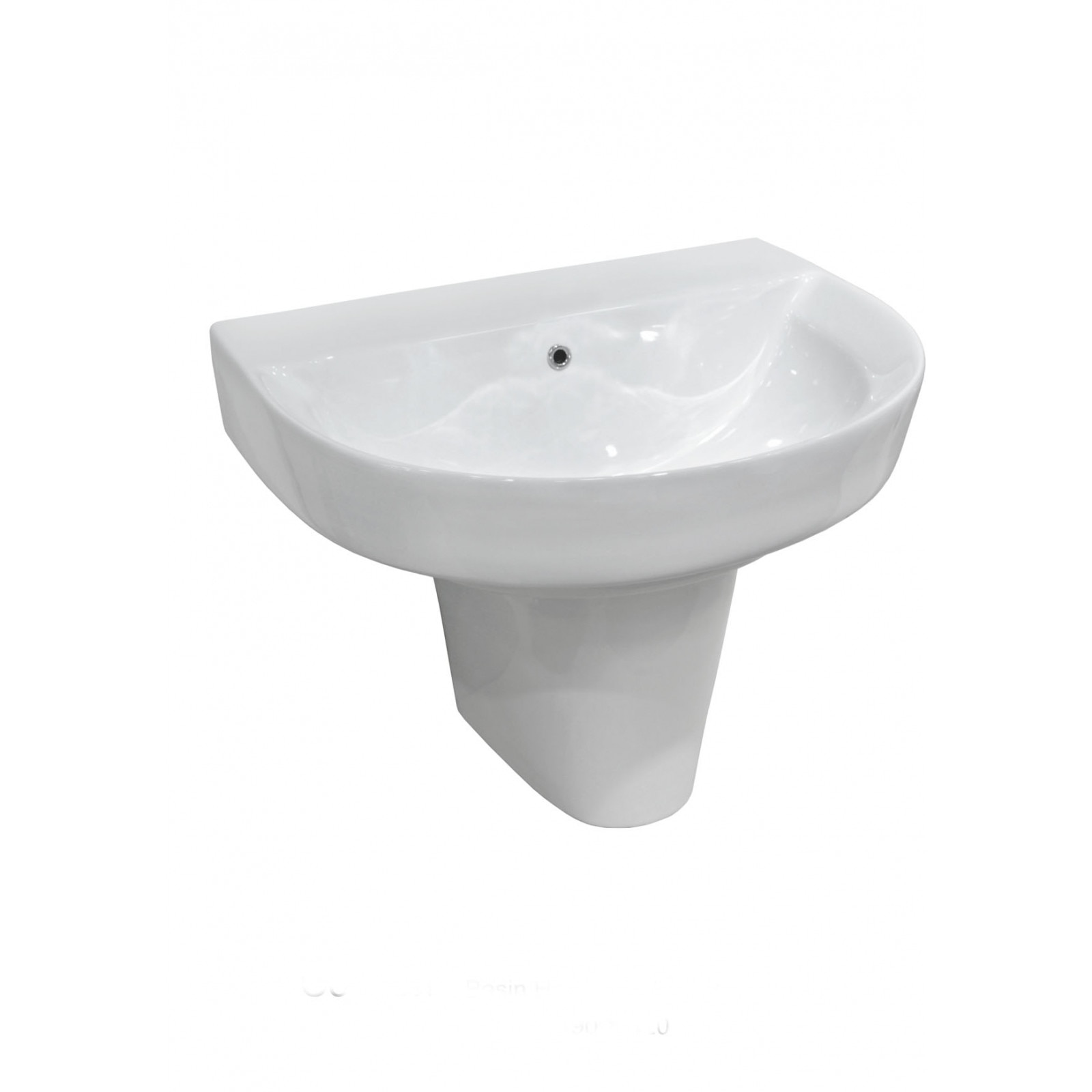 Chiuveta baie cu semipiedestal Cocoon