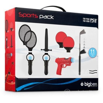 Set accesorii BigBen Sport pentru PS Move, PS3, PS4 Set accesorii BigBen Sport pentru PS Move, PS3, PS4