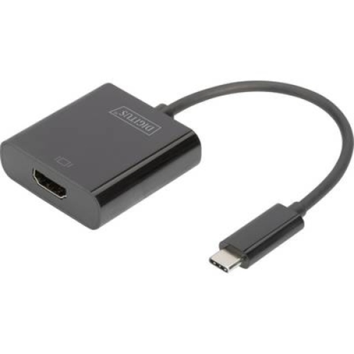 Digitus fekete usb 3.0 type c - hdmi (4k@30hz) adapter