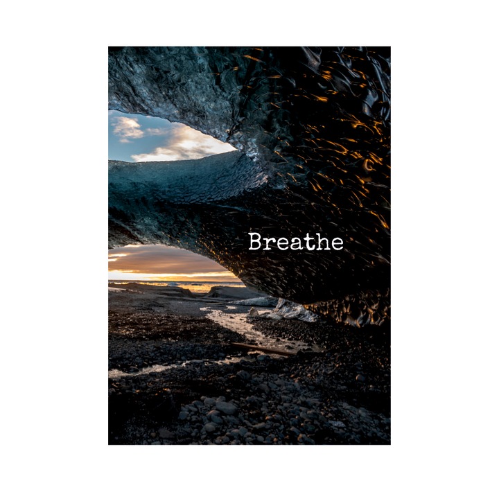 Caiet tip Bullet Journal "Breathe", A5,puncte interior, PaperYork, 38 file