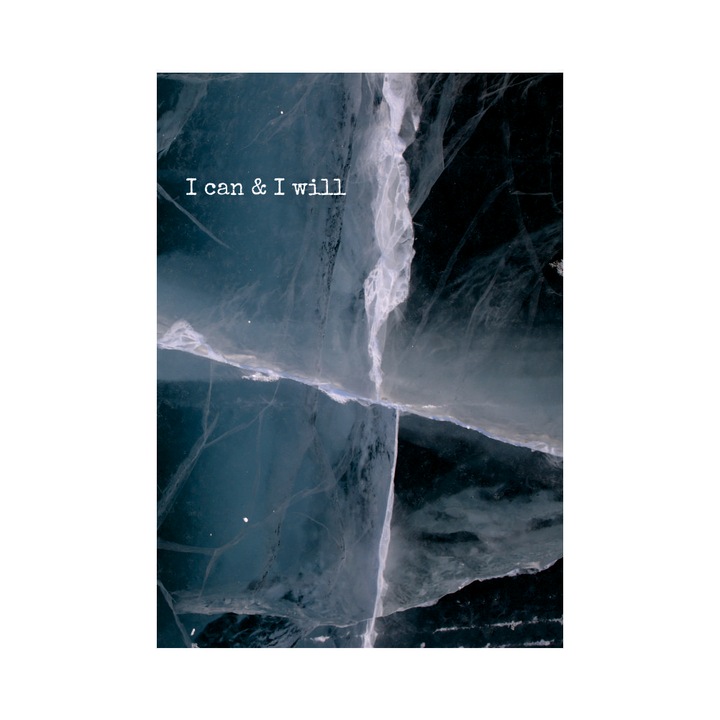 Caiet tip Bullet Journal "I can & I will", A5, puncte interior, PaperYork, 38 file