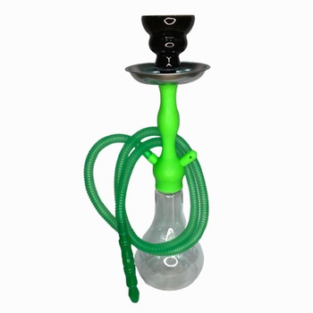 Narghilea profesionala Green Witch, 1 furtun, 35 cm, verde Narghilea profesionala Green Witch, 1 furtun, 35 cm, verde