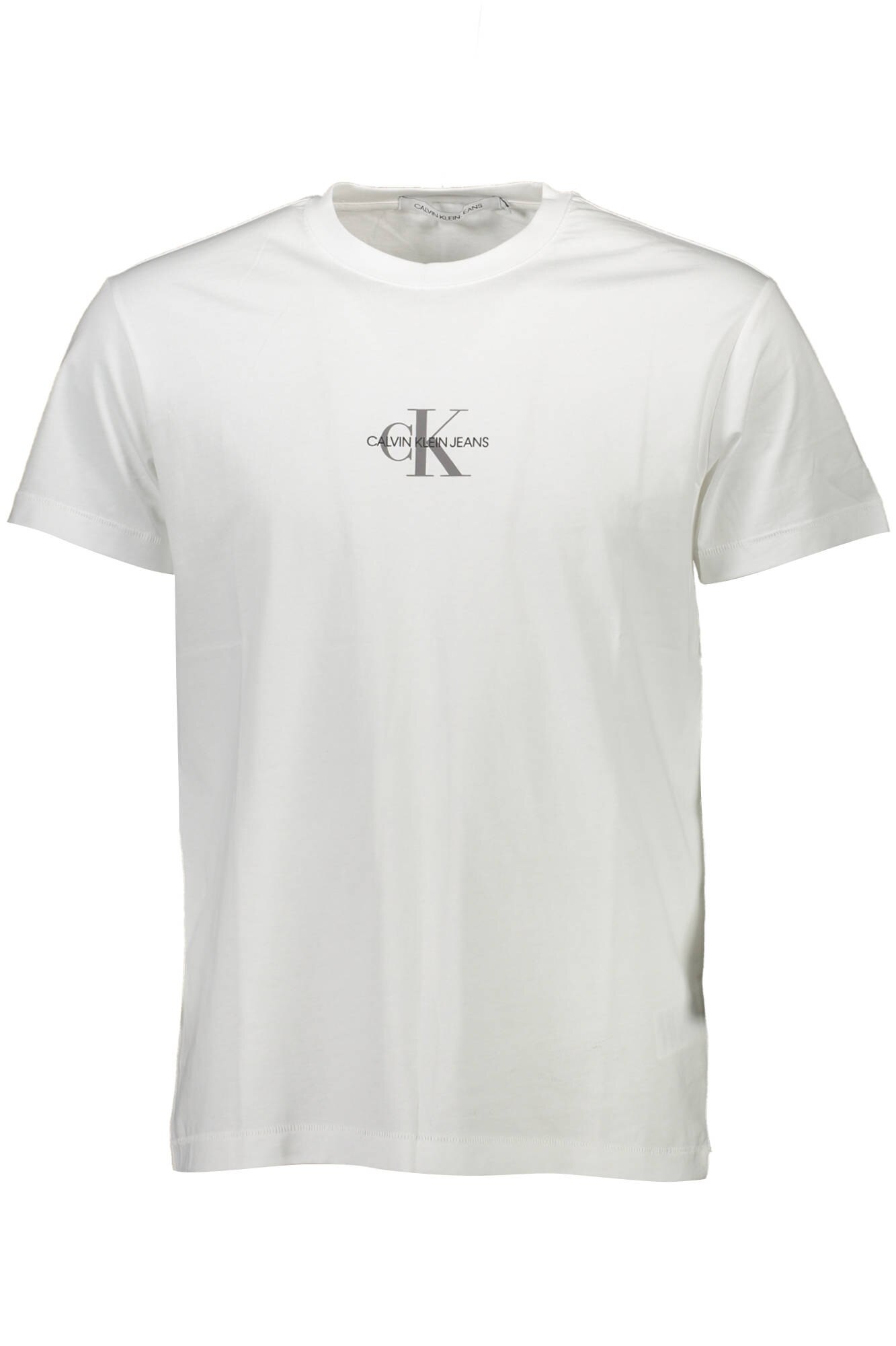 Tricou Barbati , CALVIN KLEIN, Logo, Alb, Alb